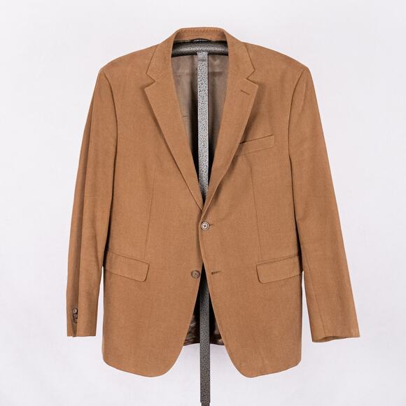 Men's Banana Republic Modern Fit Corduroy Blazer Sport Coat Size 44R Tan Camel - Picture 1 of 7
